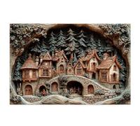 Cabin Jigsaw Puzzles for Adults 2000, 2000 piece Jigsaw Puzzles for Adults, Challenging Wooden Jigsaws Puzzle for The Whole for Women, Puzzle for Home Wall Decor, Gifts for Women, Theme: Forest H-64