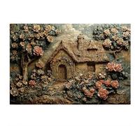 Cabin Jigsaw Puzzles for Adults 5000, 5000 piece Jigsaw Puzzles for Adults, Challenging Wooden Jigsaws Puzzle for The Whole for Women, Puzzle for Home Wall Decor, Gifts for Women, Theme: Flower H-74