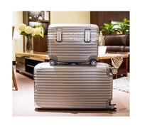 Cabin Luggage Horizontal Suitcase Luggage PC+ABS Durable Hardside Suitcase Cosmetic Suitcase Carry On Luggages Suitcases Combination Lock Travel Carry-Ons