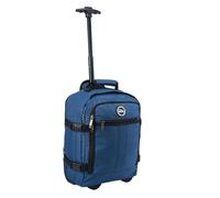 Cabin Max 40x30x20 Cabin Bag/Trolley with Wheels Underseat Backpack Suitable for Wizz Air, Easyjet and New Ryanair (Hybrid Metz 24L Carry On Luggage, Blue)
