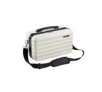 Cabin Max Anode 20L Underseat Vanity Cabin Suitcase With Shoulder Strap in White Cabin Max White