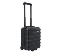 Cabin Max Anode 24L Hard Shell Twin Wheel Underseat Case - 40x30x20cm in Black | Size: 40 x 30 x 20 cm Cabin Max Black 40 x 30 x 20 cm
