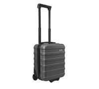 Cabin Max Anode 24L Hard Shell Twin Wheel Underseat Case - 40x30x20cm in Grey | Size: 40 x 30 x 20 cm Cabin Max Grey 40 x 30 x 20 cm