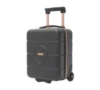 Cabin Max Anode 24L TwinWheel 40x30x20cm for Ryanair, Wizz Air Easyjet Underseat Cabin Trolley Case (Black 40 x 30 x 20)