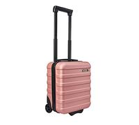 Cabin Max Anode 24L TwinWheel 40x30x20cm Ryanair, Wizz Air, Easyjet Underseat Cabin Suitcase - Trolley Case (Rose Gold 40 x 30 x 20)