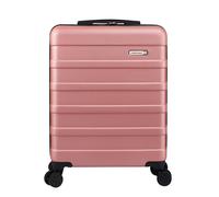 Cabin Max Anode 40L Cabin Suitcase 55x40x20 Built in Combination Lock, Lightweight, Hard Shell, 4 Wheels in Rose Gold Cabin Max Rose Gold