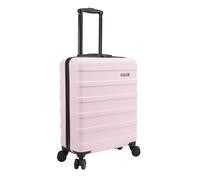 Cabin Max Anode 55x40x20 cm Hand Luggage Suitcase - Lightweight, Hard Shell, Suitcase Hand Luggage Trolley with 4 Wheels, 3-Digit Lock (Pink)