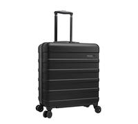 Cabin Max Anode 56x45x25 cm Carry On Hand Luggage Suitcase - Lightweight, Hard Shell, 4 Wheels, Combination Lock Suitable for Jet 2, BA, Easyjet (56L Black, 56 x 45 x 25 cm)