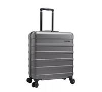 Cabin Max Anode 56x45x25 cm Carry On Hand Luggage Suitcase - Lightweight, Hard Shell, 4 Wheels, Combination Lock Suitable for Jet 2, BA, Easyjet (56L Graphite, 56 x 45 x 25 cm)