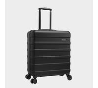 Cabin Max Anode 56x45x25 cm Carry On Hand Luggage Suitcase - Lightweight, Hard Shell, 4 Wheels, Combination Lock Suitable for Jet 2, BA, Easyjet (56L Black, 56 x 45 x 25 cm)