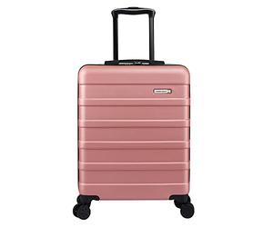 Cabin Max Anode Cabin Suitcase 55x40x20 Built in Lock, Lightweight, Hard Shell, 4 Wheels, Suitable for Ryanair, Easyjet, Jet 2 Paid Carry on (Rose Gold, 55 x 40 x 20 cm)