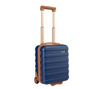 Cabin Max Anode Carry-On Suitcase - Lightweight Hard Shell 4 Wheel Combination Lock, Silver, 40 x 30 x 20 cm, 2 Wheels