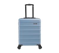 Cabin Max Anode 40L Cabin Suitcase 55x40x20cm Integrated Combination Lock in Pale Blue | Size: 55 x 40 x 20 cm Cabin Max Pale Blue 55 x 40 x 20 cm