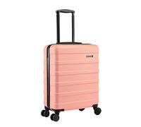 Cabin Max Anode Cabin Suitcase 55x40x20 Built in Lock, Lightweight, Hard Shell, 4 Wheels, Suitable for Ryanair, Easyjet, Jet 2 Paid Carry on (Rose Gold, 55 x 40 x 20 cm)