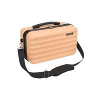Cabin Max 40x20x25 cm Hard Shell Cabin Case with Shoulder Strap fits Ryanair Under Seat Included Hand Luggage Allowance (Peach)