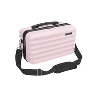 Cabin Max 40x20x25 cm Hard Shell Cabin Case with Shoulder Strap fits Ryanair Under Seat Included Hand Luggage Allowance (Pink)
