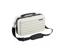 Cabin Max 40x20x25 cm Hard Shell Cabin Case with Shoulder Strap fits Ryanair Under Seat Included Hand Luggage Allowance (White)