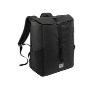Cabin Max ISEO Rolltop Backpack Carry On Suitable for Ryanair Underseat Cabin Bags for Ryanair, Wizz Air, Easyjet 40x30x20cm (Recycled RPET) (Black)