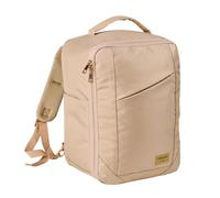 Cabin Max Manhattan Backpack 40 x 30 x 20 cm, 24 L, Recycled Fabric, Flight Approved, Wizz Air Compatible, Underseat Travel Bag, Black, Travel Backpacks, Champagne