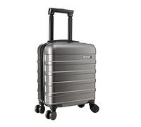 Cabin Max Anode Carry on Suitcase 45x36x20cm Lightweight Hand Luggage Suitable for Easyjet Under Seat (Steel Grey)