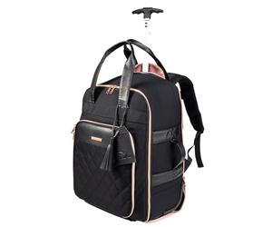 Cabin Max Travel Hack Hybrid 30L Trolley Backpack 45x36x20 cm - Easyjet Cabin Bag 45x36x20 - Easy Jet 45x36x20 Underseat Cabin Bag with Wheels | Travel | Weekend Trips, & Business