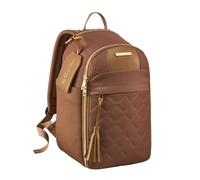 Cabin Max Travel Hack Travel Bags for Women | Underseat Cabin Bag | Under Seat Carry On Laptop Backpack - Mocha