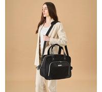 Cabin Max Vela 24L Underseat Cabin Bag Holdall 40x30x20cm in Jet Black | Size: 40 x 30 x 20 cm Cabin Max Jet Black 40 x 30 x 20 cm