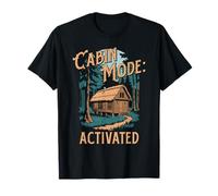 Cabin Mode Activated Tiny Home Living Eco Rural Lifestyle T-Shirt