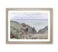 Cabin Of The Customs Watch By Claude Monet Classic Painting Framed Print | A3 Oak Framed Wall Art | Ready to Hang | Classic Historical Picture | Living Room Bedroom Lounge Office