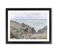 Cabin Of The Customs Watch By Claude Monet Classic Painting Framed Print | A4 Black Framed Wall Art | Ready to Hang | Classic Historical Picture | Living Room Bedroom Lounge Office