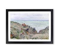 Cabin of The Customs Watch by Claude Monet Framed Print | A2 Black Framed Wall Art | Ready to Hang | Modern Historical Picture | Living Room Bedroom Lounge Office