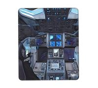 Cabin of The Future Anti-wear Stitching, Textured Waterproof Computer Mouse pad with Anti-Slip Rubber Base, Suitable for laptops, Office and Home Gaming Mouse Pads. 7 x 8.6 in