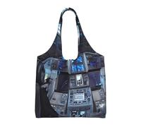 Cabin of the Future Printed canvas bag Women's fashionable shoulder bag