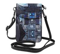 Cabin of the Future Printed Women's Crossbody Phone Bag - Perfect for Travel and Shopping