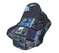 Cabin of The Future Versatile full-print Stroller Chair Cover/Nursing Cover, specially designed for your baby