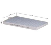 MAHLE ORIGINAL LAK 469 Pollen filter