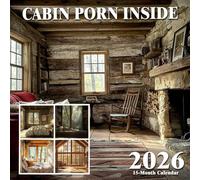 Cabin Porn Inside 2026 Calendar: Cozy interiors and warm corners for every season