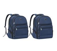 Cabin Pro 'Stride' Set of 2 40x20x25cm Ryanair Cabin Bag Underseat Backpack for Travelling TSA Approved Lock Expandable Backpack - Carry On Luggage For easyJet, Ryanair, BA, Jet2 & Many More!