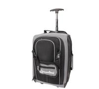 Cabin Size Airline Approved Wheeled Travel Bag with Telescopic Handle (Black)
