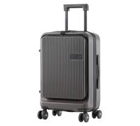Dellonda 20" Cabin Size Luggage with 2 x Laptop Compartments, Dual TSA Lock, USB Functionality, 4 x 360° Wheels for Business Travel - DL157