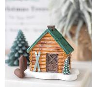 Serano Cabin Ski Chalet Incense Cone Holder - Multi - Resin & Polyresin - 90