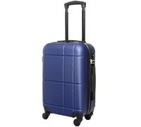 Cabin Suitcase Ryanair Cabin Bags 55 x 35 x 20cm Lightweight Carry on Suitcase with Lock 20 inch Hard Shell Small Carry on Suitcase with Wheels British Airways, Virgin Atlantic, Emirates Navy