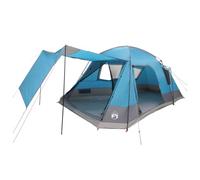 Cabin Tent 12 Person Green Waterproof Polyester Steel Frame
