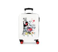 Disney Minnie Around the World Red Cabin Suitcase 38 x 55 x 20 cm Rigid ABS Combination Lock 34 Litre 2.6 kg 4 Double Wheels Hand Luggage