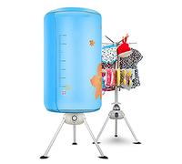 CABINE 1000W Home Portable Electric Clothes Dryer Alumialloy Drying Clothes Rack Load 10 Kg/Blue