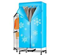 CABINE 2-Tier Heated Clothes Dryer,900W Electric Portable Clothes Drying Rack Wardrobe/a