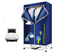 CABINE Clothes Airer Dryer, 1500W Electric Heated Portable Clothes Dryer,Double Layer Drying Rack,Bea15 Kg/Blue