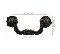 Cabinet Antique Box Retro Chinese Furniture Packaging Drawer Handle Hole Distance 65mm
