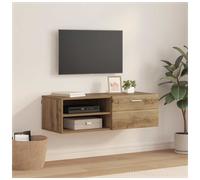Cabinet Artisan Oak 100.5x39x30cm Engineered Wood Matte Storage Unit Indoor Slim