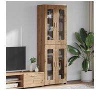 vidaXL Highboard FLORIN Artisan Oak 60 x 35 x 182 cm Engineered Wood